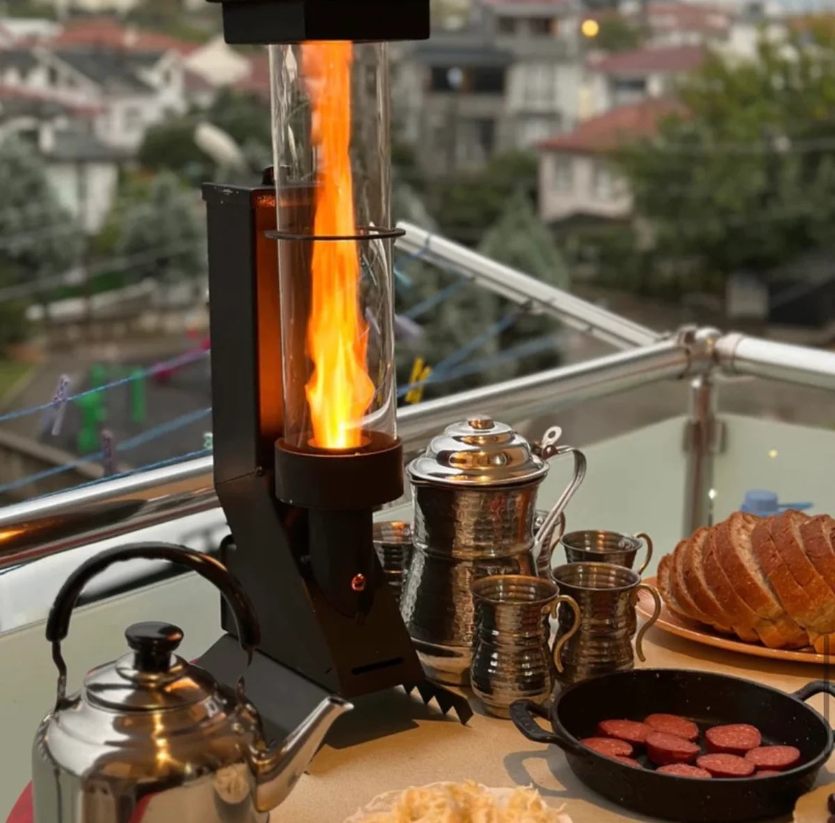 Vellora Shop Taşınabilir Pelet Soba & kamp; Pişirme Ünitesi
