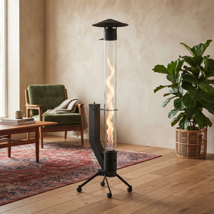 Standart Füze Pelet Sobası – 180 cm | 3,5 kg Depo | 2 Tekerlekli