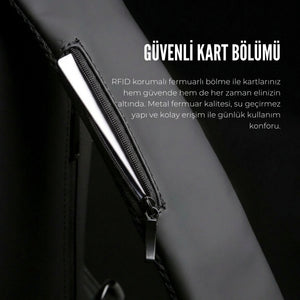 Akıllı Kilitli USB Şarj Girişli Göğüs Çantası