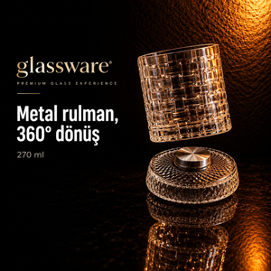 Glassware Premium Japon Kristal Kesim Mawari Viski Bardağı