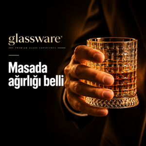 Glassware Premium Japon Kristal Kesim Mawari Viski Bardağı